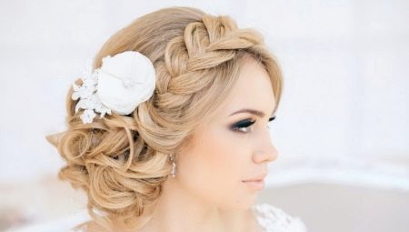 Wedding hairstyles with braids for hair of different lengths