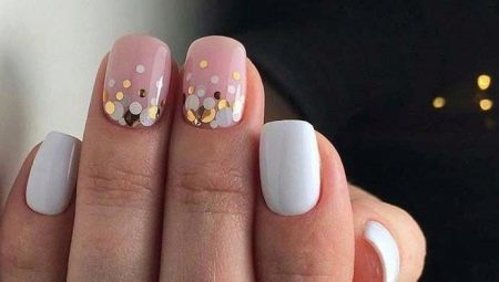 Ideas and ways to create a manicure with sequins