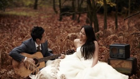 Interesting ideas for wedding photoshoots in different seasons