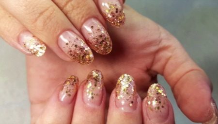 How to stretch the sparkles on the nails?