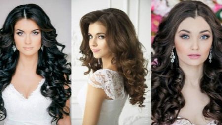 Curls at the wedding: features, types and tips for creating