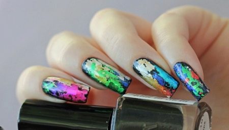 How to use nail foil with gel polish?