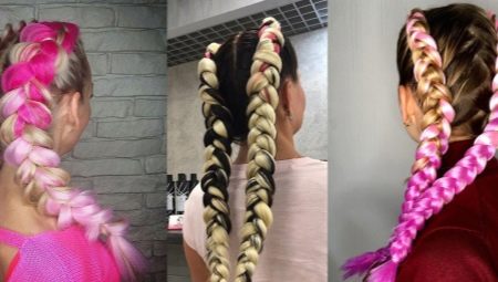 Boxing braids with Kanekalon: types and subtleties of creation