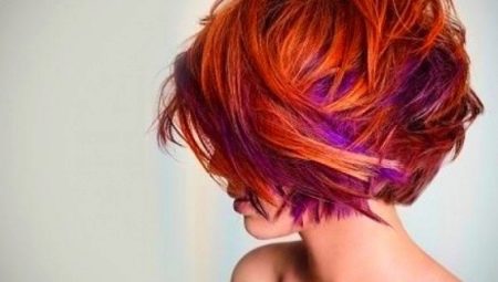 Features of short hair coloring