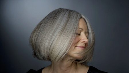 Features of the procedure highlighting gray hair