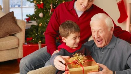 Suitable gifts for grandfather for the New Year