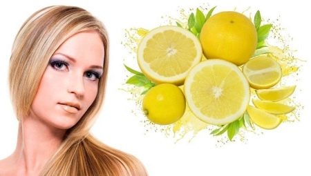 Brighten hair with lemon