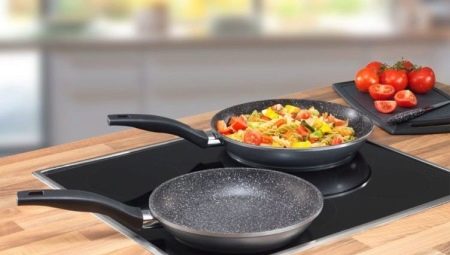 Stone-coated pans: pros and cons, features of choice