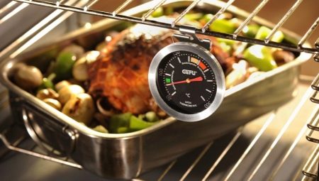 Oven thermometers: types, characteristics, selection and operation