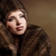 What kind of hat is worn with a mink coat?