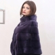 Mink poncho