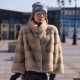 Mink transformer fur coat