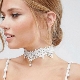 Fehér choker