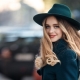 Women's felt hats for the autumn-winter season