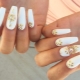 White manicure with gold: the best ideas and new designs