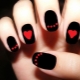 Black nail design