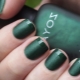 Matte green manicure: design features and a variety of styles