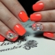 Design c gel polish in orange shades