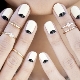 How to make a moon manicure shellac?