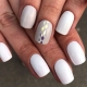 White gel polish: design options and recommendations for use