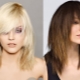 Haircut cascade on medium hair with bangs