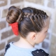 What beautiful hairstyles can girls do to school?