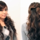 Beautiful hairstyles with half hair