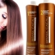 Means for keratin hair straightening without formaldehyde