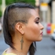 Women's haircuts with shaved temples