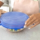 Silicone stretchable lids for dishes: description and purpose