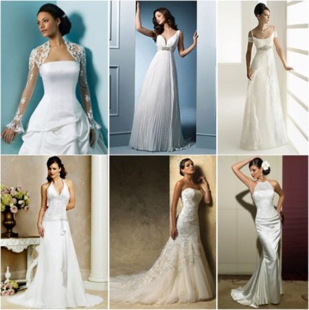 Models of wedding dresses