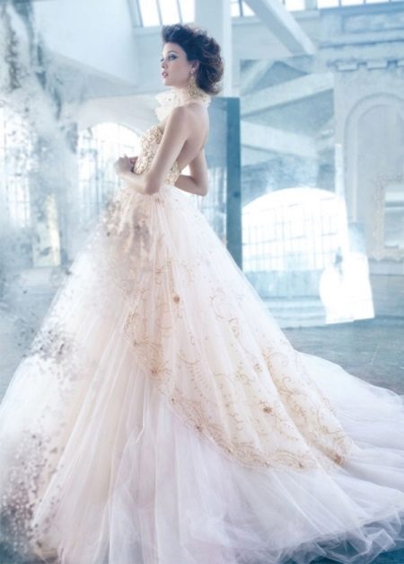 Wedding dress from Lazaro