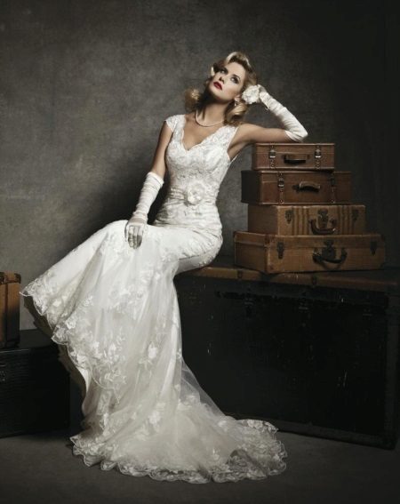 Wedding dress from Justin Alexsander