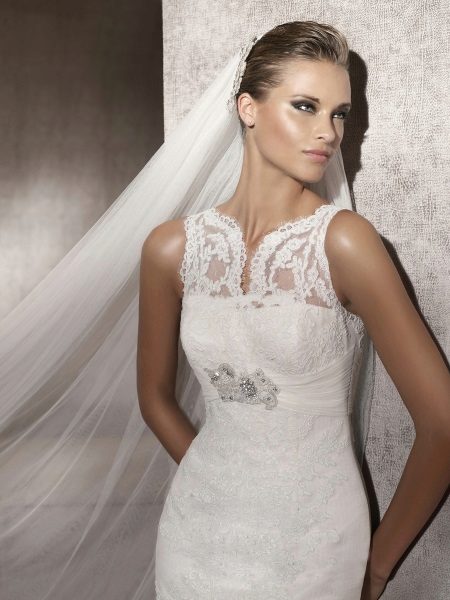 Wedding dress from the collection of fashion designers