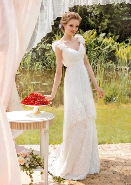 Empire style wedding dress