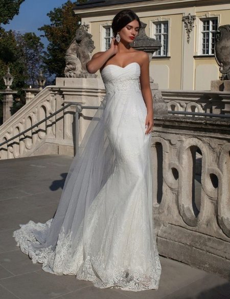 Wedding dress from Crystal Design lace