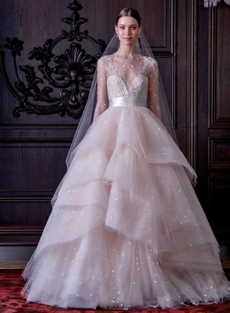 Wedding dress from Monique Luliere