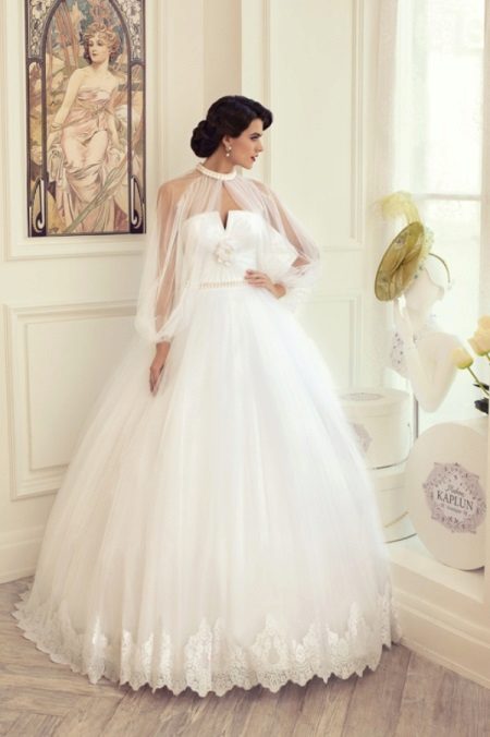 Magnificent wedding dress from the collection Tatiana Kaplun Tired of luxury