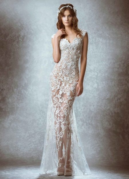 Wedding dress from Zuhair Murad 2015 translucent