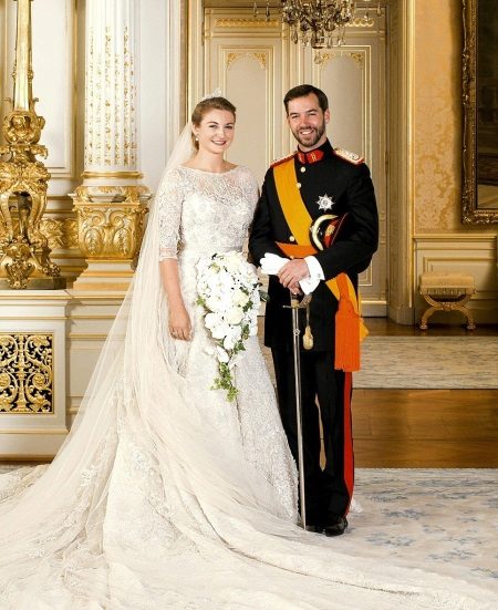 Princess Sofia's wedding dress by Ellie Saab