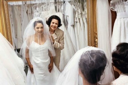 Choosing a wedding dress with mother in law