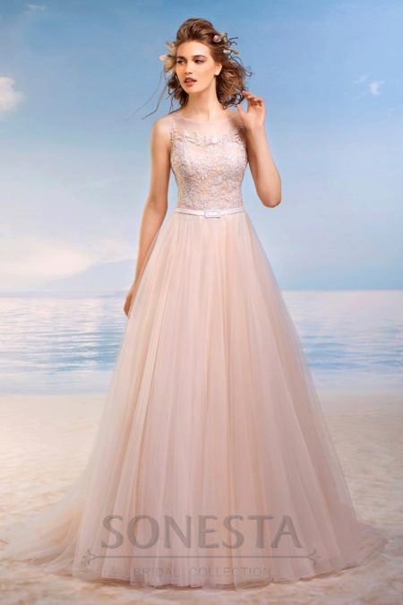 Color A-Silhouette Wedding Dress