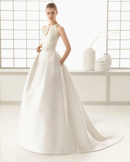 elegant a-line wedding dress