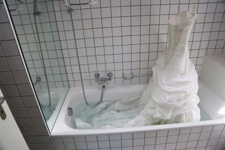 Partial Soak Wedding Dress