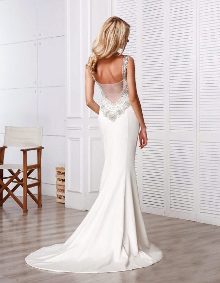 Anne-Mariee Cut Back Wedding Dress