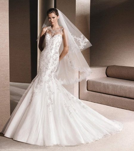 Wedding dress from La Sposa mermaid