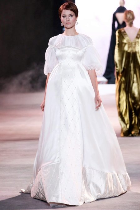 Wedding dress closed from Ulyana Sergeenko