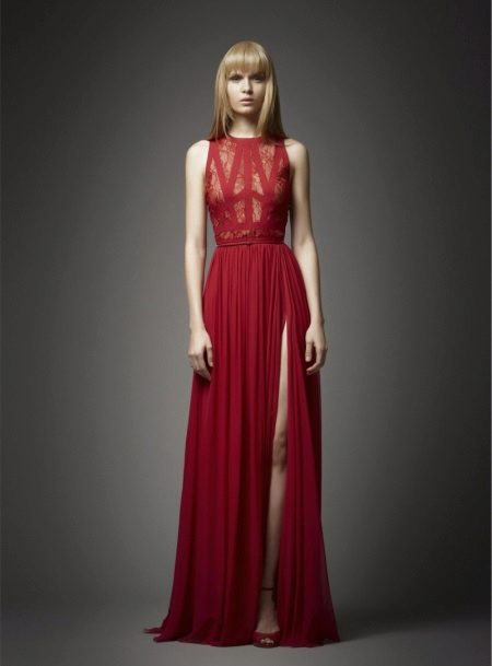 Red Evening Dress by Elie Saab