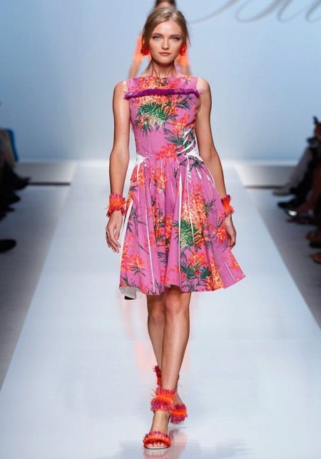 Summer A-Silhouette Flower Dress