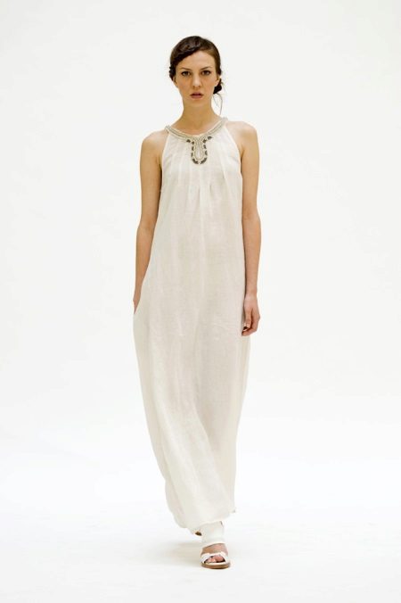 Long linen dress sundress